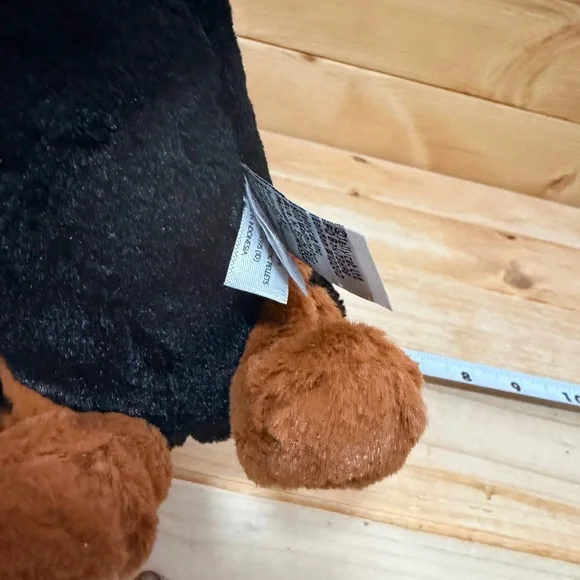 Jellycat FREDDIE SAUSAGE DOG 11" Black Retired Dachshund - Picture 7 of 11